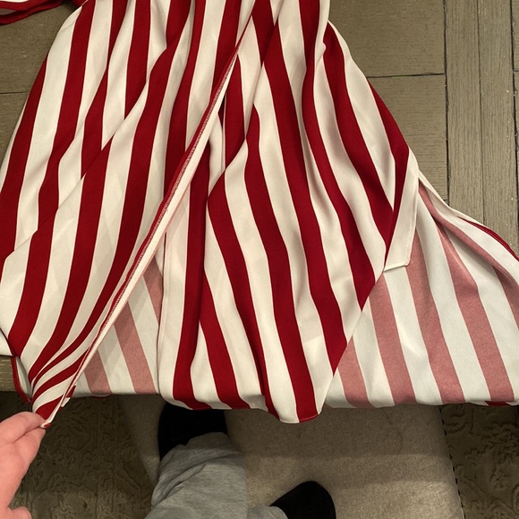 Red Stripes Midi-Dress - Picture 3 of 6